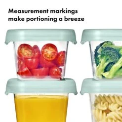 Oxo - Tot Baby Blocks Food Storage Container 6 Oz -Macro Baby Store oxo tot baby blocks food storage container 6 oz image 4
