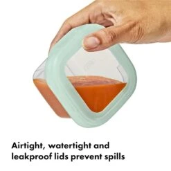 Oxo - Tot Baby Blocks Food Storage Container 6 Oz -Macro Baby Store oxo tot baby blocks food storage container 6 oz image 5