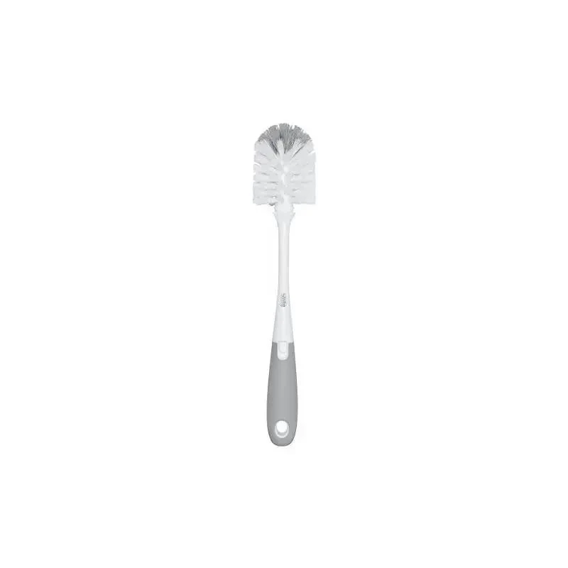 OXO Tot Bottle Brush With Bristle Cleaner & Stand - Gray 5 OXO Tot Bottle Brush With Bristle Cleaner & Stand - Gray - Image 3