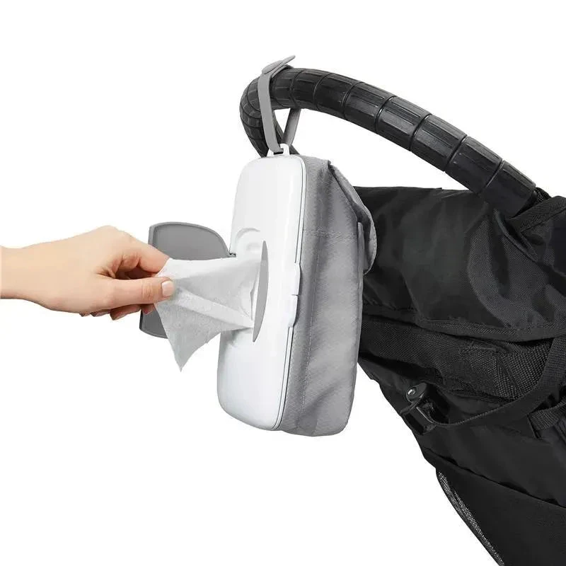 Oxo - Tot On-the-Go Wipes Dispenser With Diaper Pouch, Grey 8 Oxo - Tot On-the-Go Wipes Dispenser With Diaper Pouch, Grey - Image 6