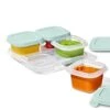 Oxo - Tot Silicone Baby Blocks Food Storage Container 4 Oz -Macro Baby Store oxo tot silicone baby blocks food storage container 4 oz image 1