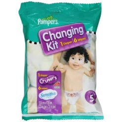 Pampers® Pampers Cruisers Changing Kit (1 Diaper + 6 Wipes) - Size 5
