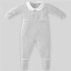 Paz Rodriguez - Baby Unisex Knit Romper Leda, Grey/White -Macro Baby Store paz rodriguez baby unisex knit romper leda grey white image 1 df544afd 545a 441b a648 0d0d638fb1b3