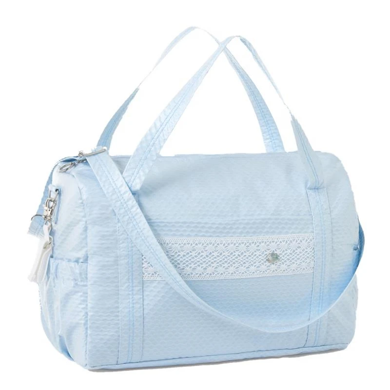 Paz Rodriguez - Maternity Bag Torres, Chalk Blue/White 3 Paz Rodriguez - Maternity Bag Torres, Chalk Blue/White