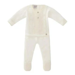 Paz Rodriguez - Take Me Home Knit Sweater & Leggins Set Luz V23, Cream