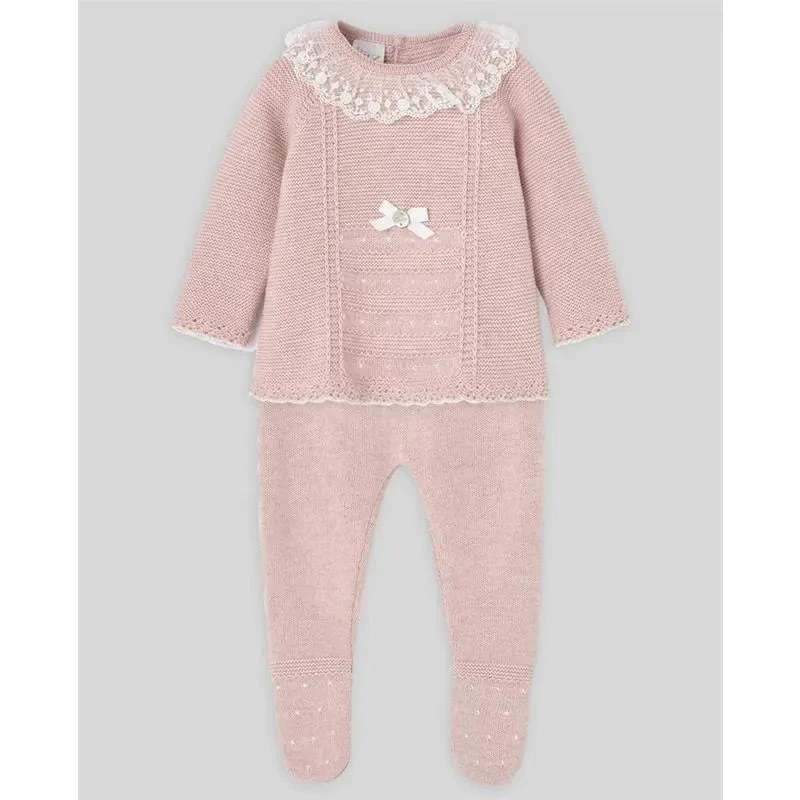 Paz Rodriguez - Take Me Home Set Sweater & Leggins Set Hadas, Powder Pink/Beige 3 Paz Rodriguez - Take Me Home Set Sweater & Leggins Set Hadas, Powder Pink/Beige