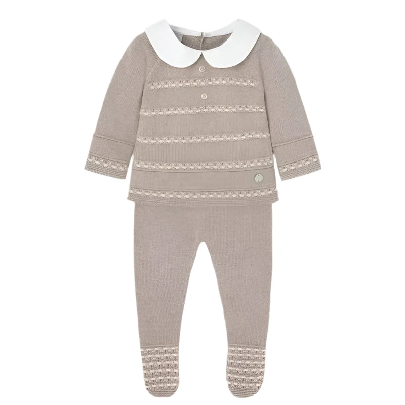 Paz Rodriguez - Take Me Home Sweater & Leggin Set Merlin, Blue Cloud/Light Brown 3 Paz Rodriguez - Take Me Home Sweater & Leggin Set Merlin, Blue Cloud/Light Brown