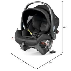 Peg Perego - Primo Viaggio 4-35 Urban Mobility-Baseless Infant Car Seat With Latch-True Black 11 Peg Perego - Primo Viaggio 4-35 Urban Mobility-Baseless Infant Car Seat With Latch-True Black -Macro Baby Store peg perego primo viaggio 4 35 urban mobility baseless infant car seat with latch true black image 4