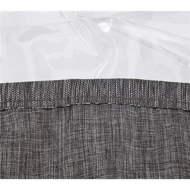 Peg-PeregoPrimo Viaggio 4/35 Infant Car Seat Rain Cover Clear With Light Grey Fabric Storage Pouch 6 Peg-PeregoPrimo Viaggio 4/35 Infant Car Seat Rain Cover Clear With Light Grey Fabric Storage Pouch - Image 4