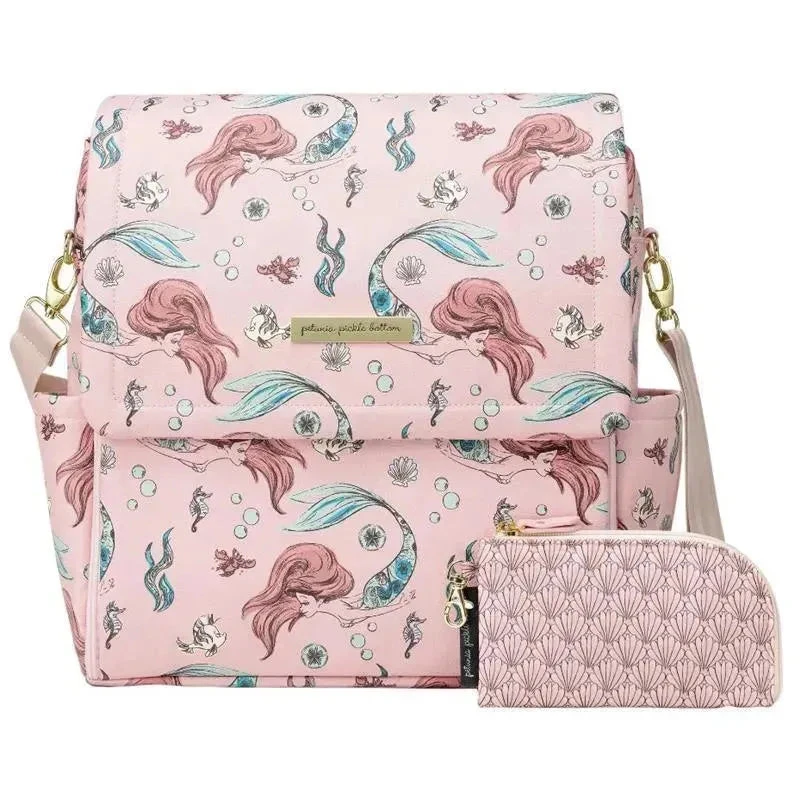 Petunia - Boxy Backpack Diaper Bag, Little Mermaid 3 Petunia - Boxy Backpack Diaper Bag, Little Mermaid