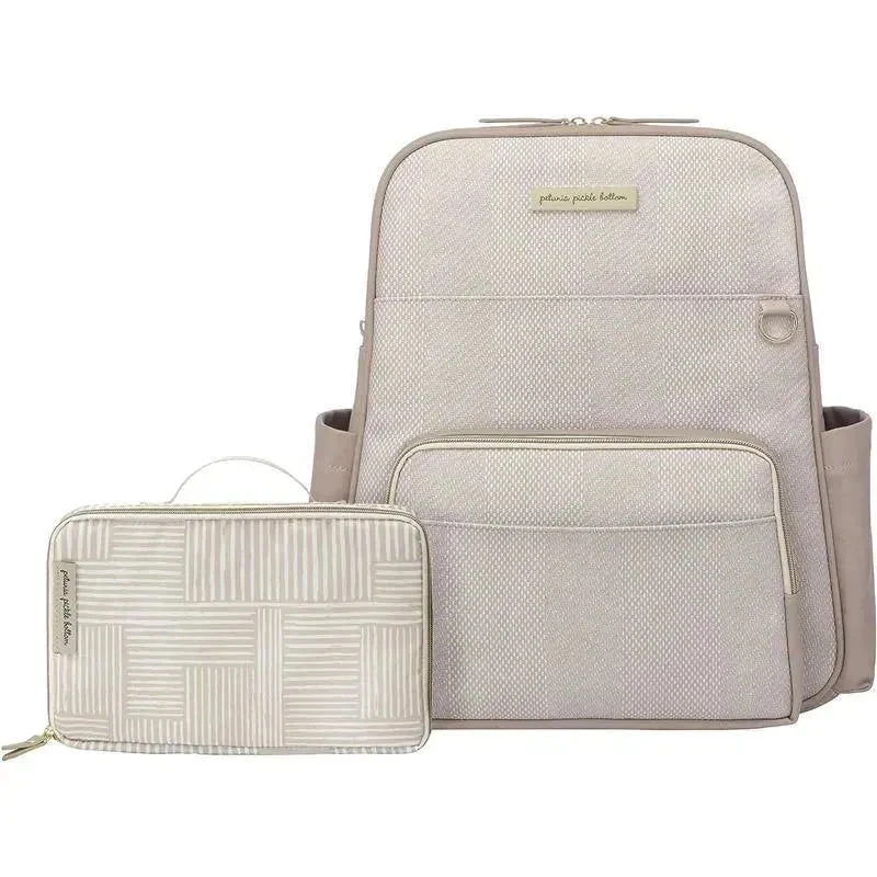 Petunia - Sync Backpack, Grey Matte Cable Stitch 6 Petunia - Sync Backpack, Grey Matte Cable Stitch - Image 4