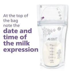 PHILIPS AVENT Avent - 50Ct Breast Milk Storage Bags, 6Oz/180Ml -Macro Baby Store philips avent breast milk storage bags 50 count 6 oz image 7