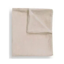 Piccolo Bambino - Faux Fur Stroller Blanket On Wooden Hanger Beige