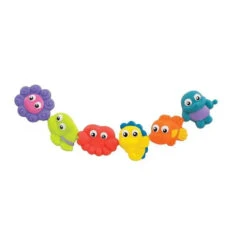 Playgro - Pop And Squirt Buddies (6Pcs) Bath Toy