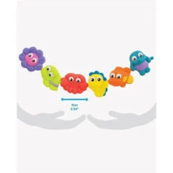 Playgro - Pop And Squirt Buddies (6Pcs) Bath Toy -Macro Baby Store playgro pop and squirt buddies 6pcs bath toy image 5