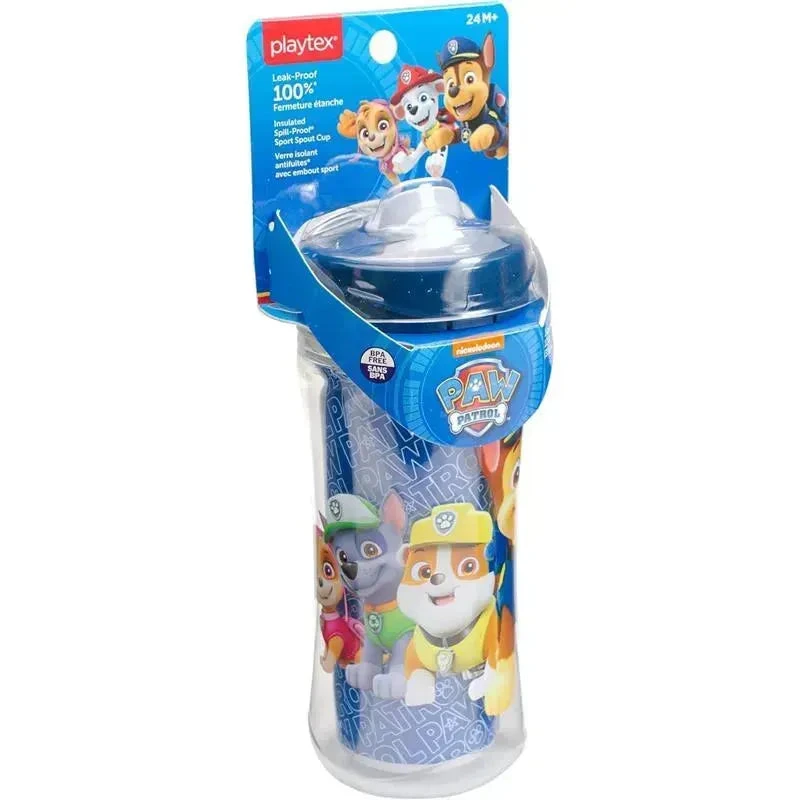 Playtex - Baby Sipsters Stage 4 PAW Patrol Spout Cups, Spill-Proof, Leak-Proof, Break-Proof, Blue, 12 Oz, 1 Count 7 Playtex - Baby Sipsters Stage 4 PAW Patrol Spout Cups, Spill-Proof, Leak-Proof, Break-Proof, Blue, 12 Oz, 1 Count - Image 5