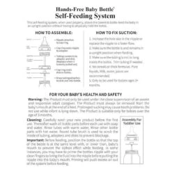 Podee - 9 Oz Anti-Colic Self Feeding Baby Bottle System 12 Podee - 9 Oz Anti-Colic Self Feeding Baby Bottle System -Macro Baby Store podee 9 oz anti colic self feeding baby bottle system image 5