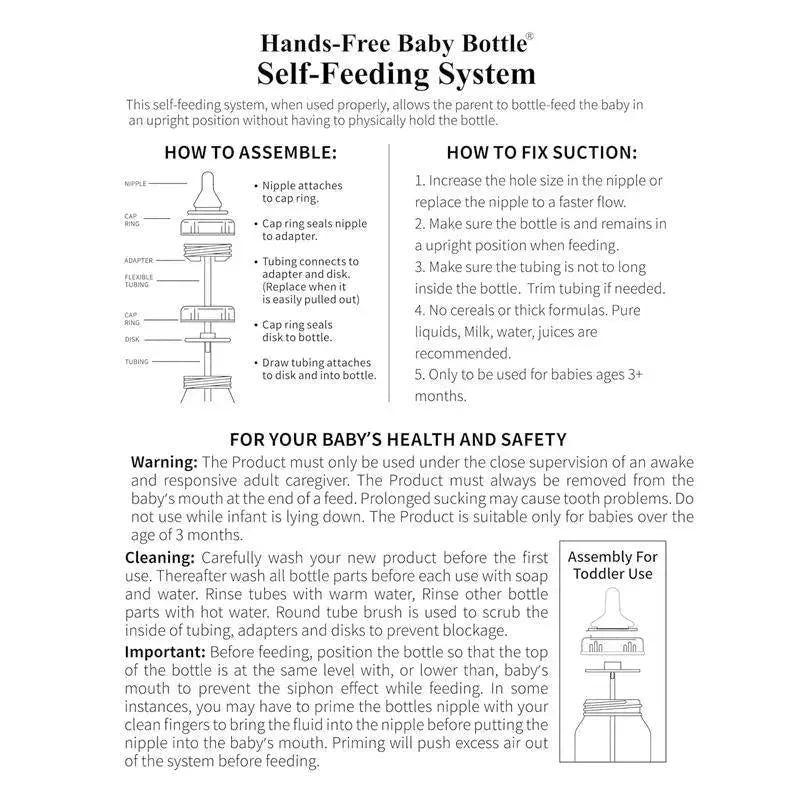 Podee - 9 Oz Anti-Colic Self Feeding Baby Bottle System 7 Podee - 9 Oz Anti-Colic Self Feeding Baby Bottle System - Image 5