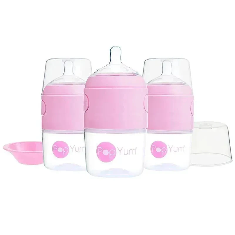 Popyum - 3Pk Anti-Colic Formula Making Baby Bottle 5 Oz, Pastel Purple 4 Popyum - 3Pk Anti-Colic Formula Making Baby Bottle 5 Oz, Pastel Purple - Image 2