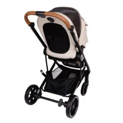 Primo Passi - Icon V2 Stroller, Newborn To Toddler With Reversible Seat & Compact Fold, Beige Melange -Macro Baby Store primo passi icon stroller newborn to toddler with reversible seat compact fold beige melange image 10