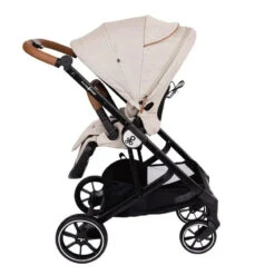 Primo Passi - Icon V2 Stroller, Newborn To Toddler With Reversible Seat & Compact Fold, Beige Melange -Macro Baby Store primo passi icon stroller newborn to toddler with reversible seat compact fold beige melange image 14
