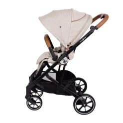 Primo Passi - Icon V2 Stroller, Newborn To Toddler With Reversible Seat & Compact Fold, Beige Melange -Macro Baby Store primo passi icon stroller newborn to toddler with reversible seat compact fold beige melange image 5