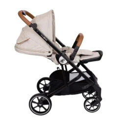Primo Passi - Icon V2 Stroller, Newborn To Toddler With Reversible Seat & Compact Fold, Beige Melange -Macro Baby Store primo passi icon stroller newborn to toddler with reversible seat compact fold beige melange image 7