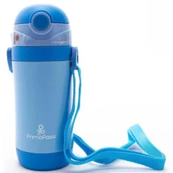 Primo Passi - Insulated Straw Bottle 12oz/350ml, Blue