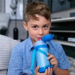 Primo Passi - Insulated Straw Bottle 12oz/350ml, Blue 13 Primo Passi - Insulated Straw Bottle 12oz/350ml, Blue -Macro Baby Store primo passi insulated straw bottle 12oz 350ml blue 1 image 6