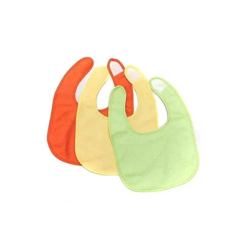 Primo Passi - 10Pk Stay Dry Cotton Baby Neutral Bib 4 Primo Passi - 10Pk Stay Dry Cotton Baby Neutral Bib - Image 2