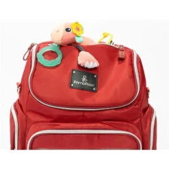 Primo Passi - Red Vittoria Diaper Bag Backpack 20 Primo Passi - Red Vittoria Diaper Bag Backpack -Macro Baby Store primo passi vittoria diaper bag backpack red image 15