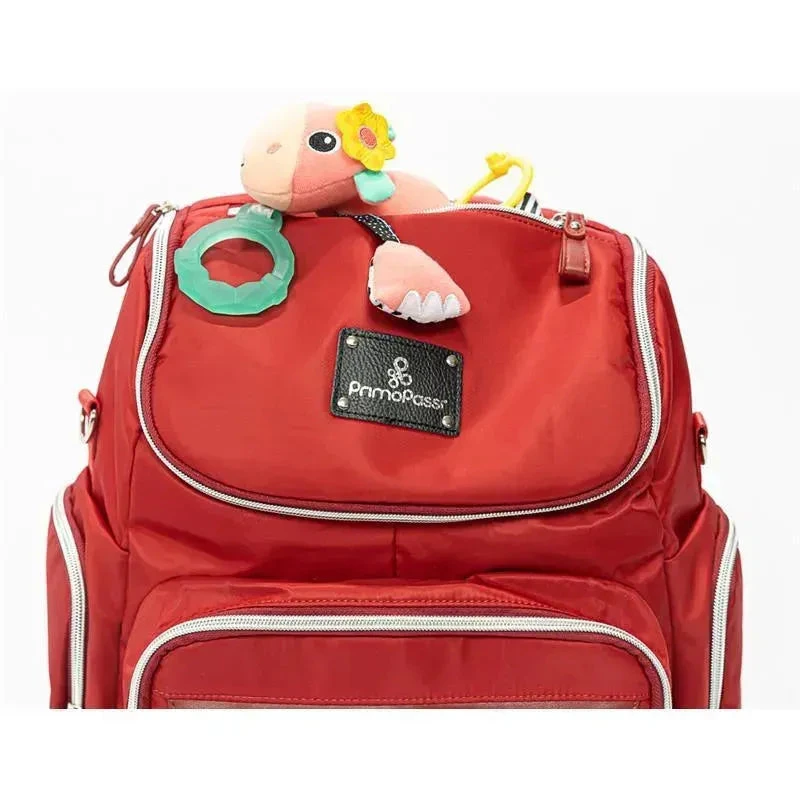 Primo Passi - Red Vittoria Diaper Bag Backpack 10 Primo Passi - Red Vittoria Diaper Bag Backpack - Image 8