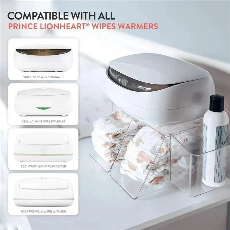 Prince Lionheart - Dresser Top Diaper Depot, Baby Wipes Warmer Diaper Depot 4 Prince Lionheart - Dresser Top Diaper Depot, Baby Wipes Warmer Diaper Depot - Image 2