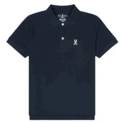 Psycho Bunny Kids - Classic Polo, Navy