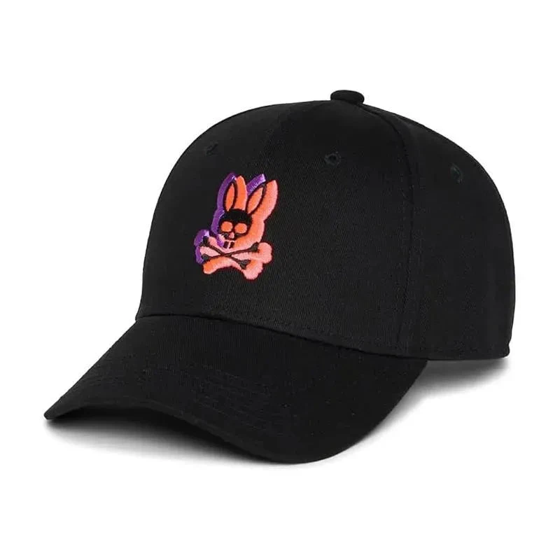Psycho Bunny Kids - Groves Baseball Hat, Black 3 Psycho Bunny Kids - Groves Baseball Hat, Black