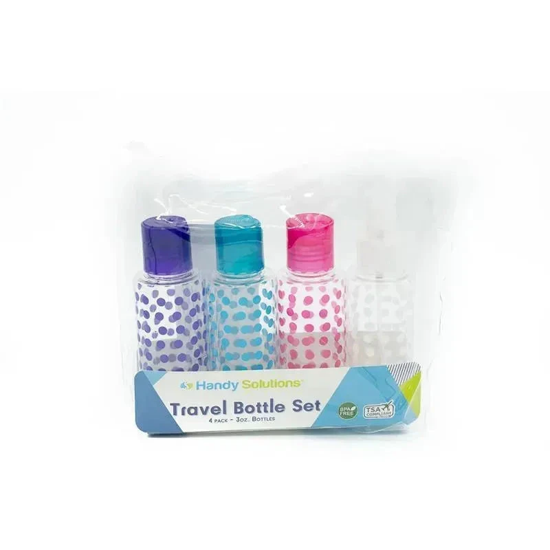 PTL Usa 4 Pack Travel Size Bottles 3ounce TSA Approved 3 PTL Usa 4 Pack Travel Size Bottles 3ounce TSA Approved