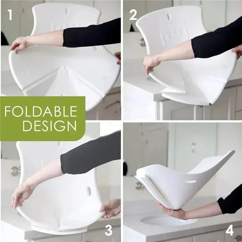 Puj - Tub, Soft And Foldable Baby Bathtub, In-Sink Baby Bath Seat, Grey 4 Puj - Tub, Soft And Foldable Baby Bathtub, In-Sink Baby Bath Seat, Grey - Image 2