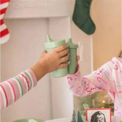 Re Play - 10oz Reusable Spill Proof Cups For Kids, Sage 7 Re Play - 10oz Reusable Spill Proof Cups For Kids, Sage -Macro Baby Store re play 10oz reusable spill proof cups for kids sage image 3