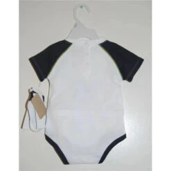 Reebok - Layette Knit Creeper/Short/Bootie 3Pc Set, True White -Macro Baby Store reebok layette knit creepershortbootie 3pc set true white macrobaby 5 2622be41 d33c 4928 9fdd a663412e0e1e