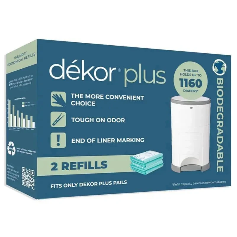 Regal-Lager - 2Pk Diaper Dekor Plus Diaper Pail Biodegradable Refills 3 Regal-Lager - 2Pk Diaper Dekor Plus Diaper Pail Biodegradable Refills