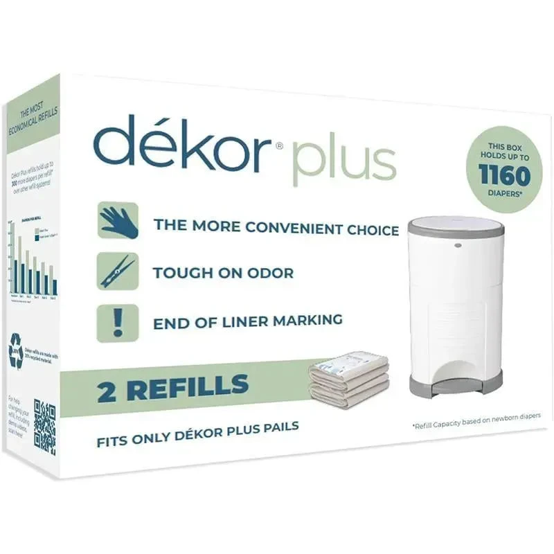 Regal-Lager - 2Pk Diaper Dekor Plus Diaper Pail Refills 3 Regal-Lager - 2Pk Diaper Dekor Plus Diaper Pail Refills