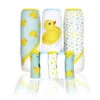 Rose Textiles - 3 Hooded Towels W/ 5 Washcloths, Aqua Duckies 1 Rose Textiles - 3 Hooded Towels W/ 5 Washcloths, Aqua Duckies -Macro Baby Store rose textiles 3 hooded towels w 5 washcloths aqua duckies image 1