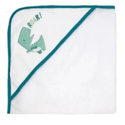 Rose Textiles- 8Pc Bath Set - 5 Hooded Towels W/ 3 Washcloths, Dino 10 Rose Textiles- 8Pc Bath Set - 5 Hooded Towels W/ 3 Washcloths, Dino -Macro Baby Store rose textiles 8pc bath set 5 hooded towels w 3 washcloths dino image 3