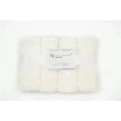 Rose Textiles All White Baby Washcloths