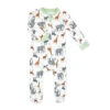 Rose Textiles - Boy Interlock Coverall, Safari -Macro Baby Store rose textiles boy nb interlock coverall safari image 1
