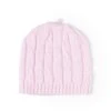 Rose Textiles - Cable Knit Hat, Pink -Macro Baby Store rose textiles cable knit hat pink image 1