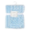 Rose Textiles - Curly Plush Blanket, Blue 1 Rose Textiles - Curly Plush Blanket, Blue -Macro Baby Store rose textiles curly plush blanket blue image 1