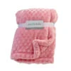 Rose Textiles - Diamond Sherpa Baby Blanket, Pink -Macro Baby Store rose textiles diamond sherpa baby blanket pink image 1