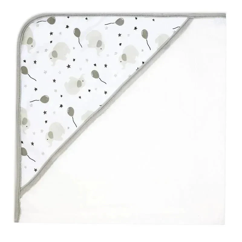 Rose Textiles - Elephant Hooded Towel, Gray 3 Rose Textiles - Elephant Hooded Towel, Gray