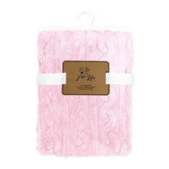 Rose Textiles - Sculpted Sherpa, Pink